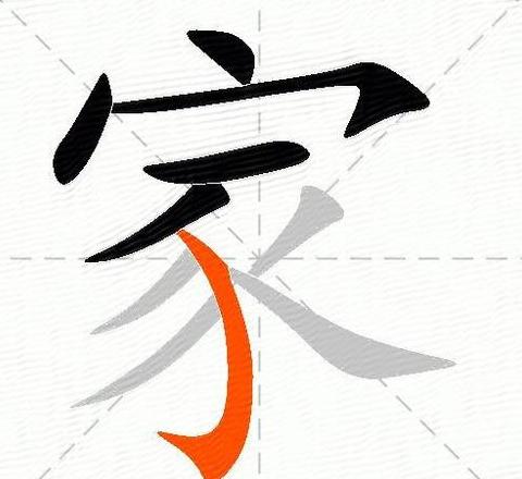 家字在康熙字典多少画