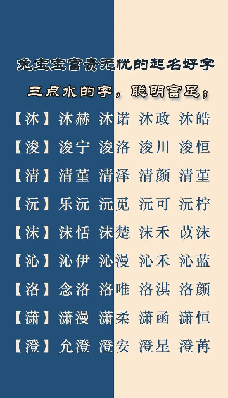 字义好的字有哪些男孩名字